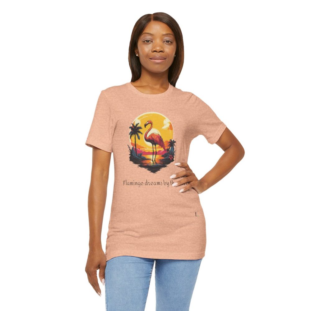 Flamingo Sunset – Unisex T-shirt