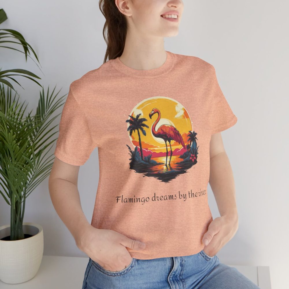 Flamingo Sunset – Unisex T-shirt