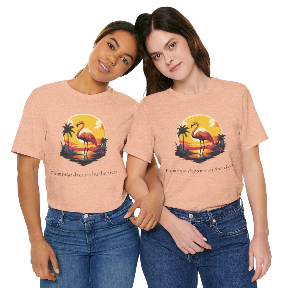 Flamingo Sunset – Unisex T-shirt