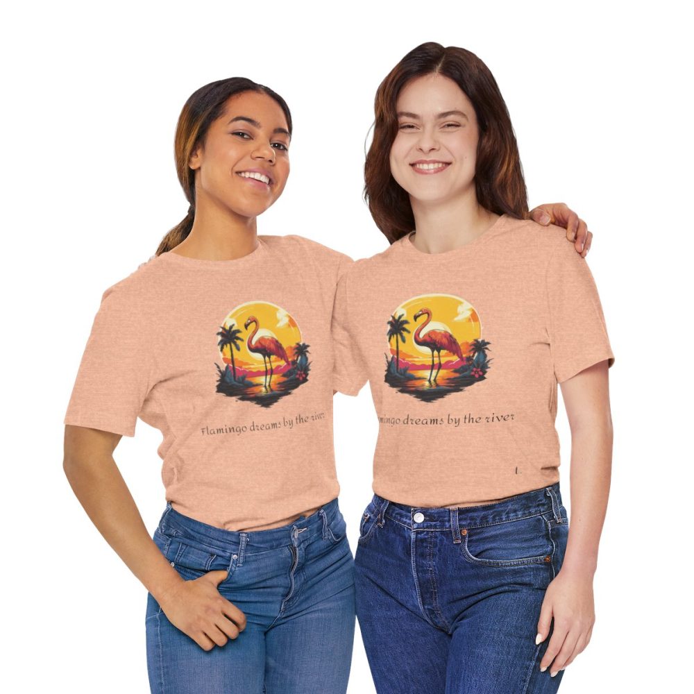 Flamingo Sunset – Unisex T-shirt