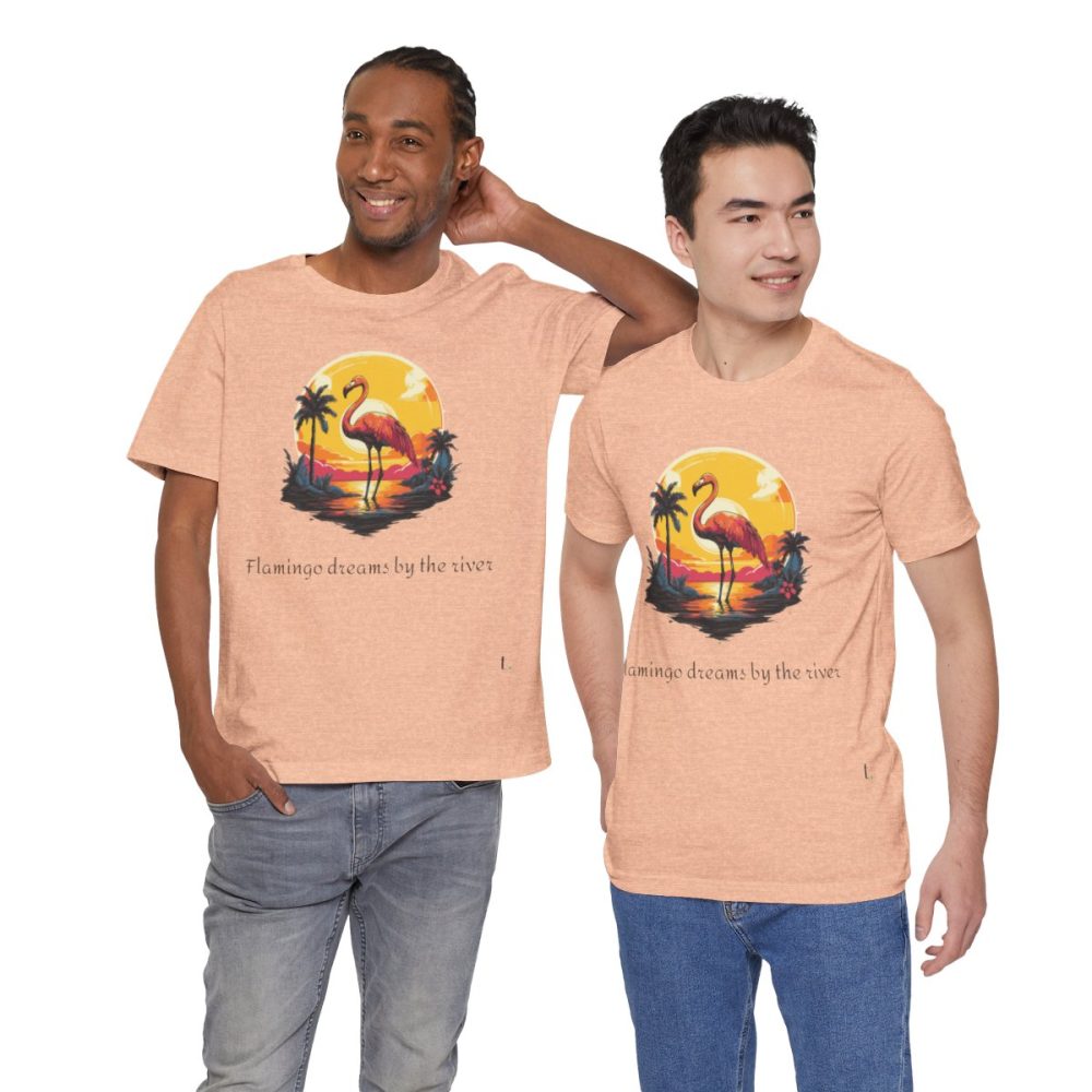 Flamingo Sunset – Unisex T-shirt