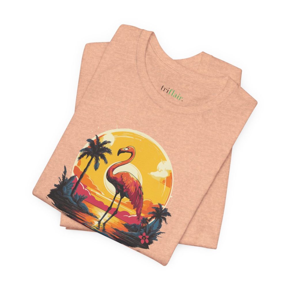 Flamingo Sunset – Unisex T-shirt