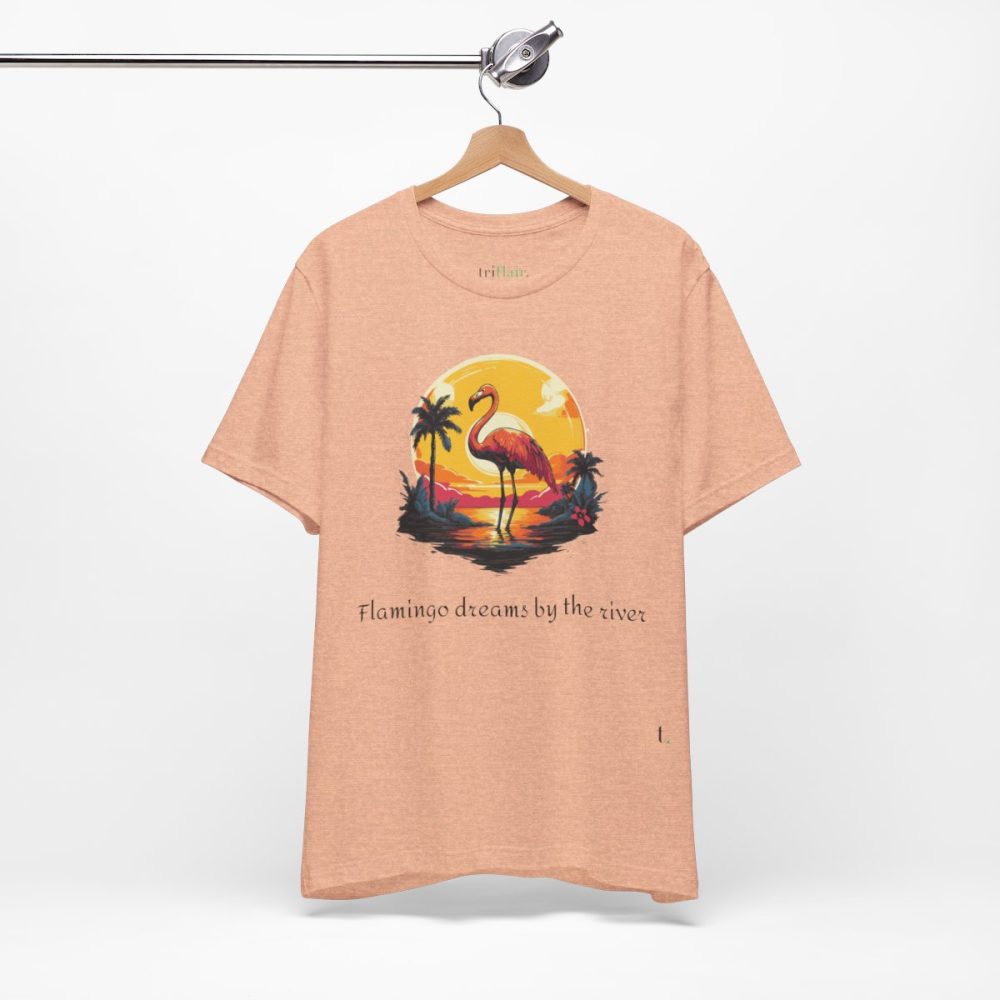 Flamingo Sunset – Unisex T-shirt