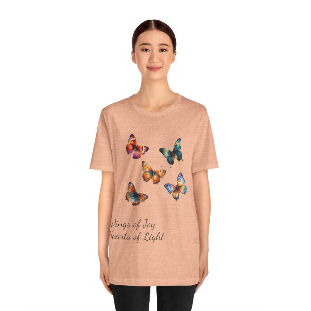 Colorful Watercolor Butterflies – Unisex T-shirt