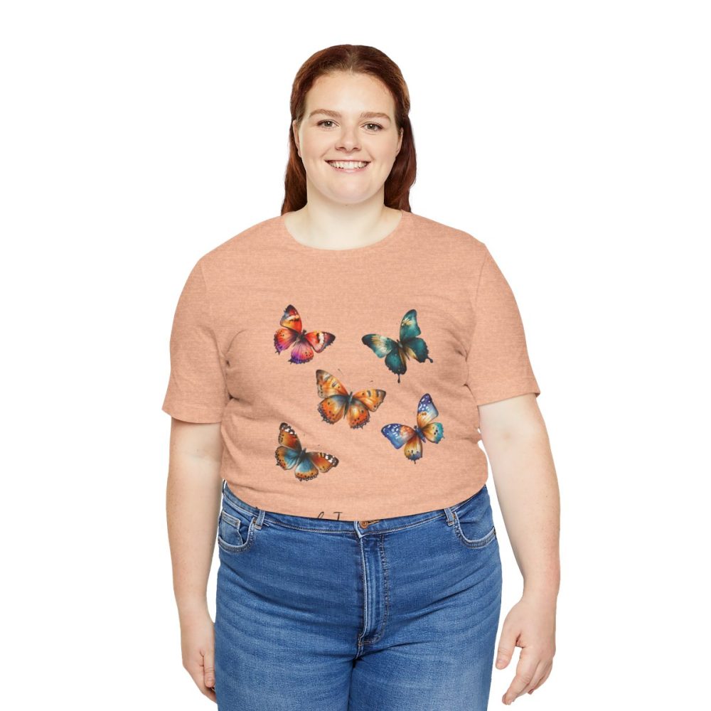 Colorful Watercolor Butterflies – Unisex T-shirt