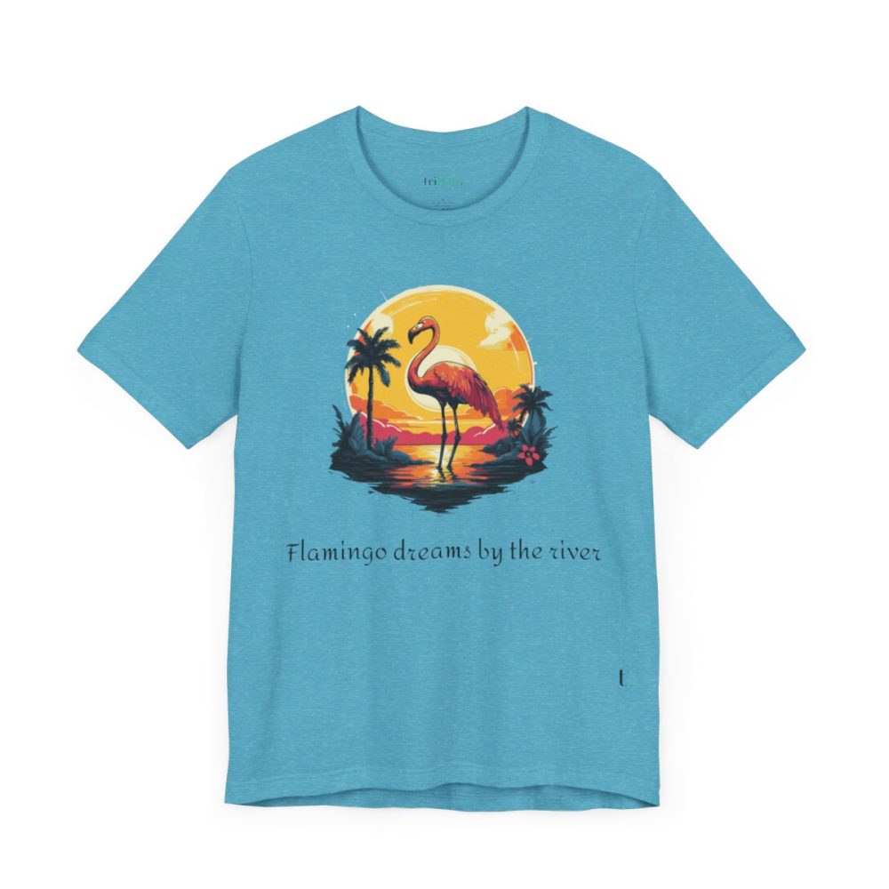 Flamingo Sunset – Unisex T-shirt