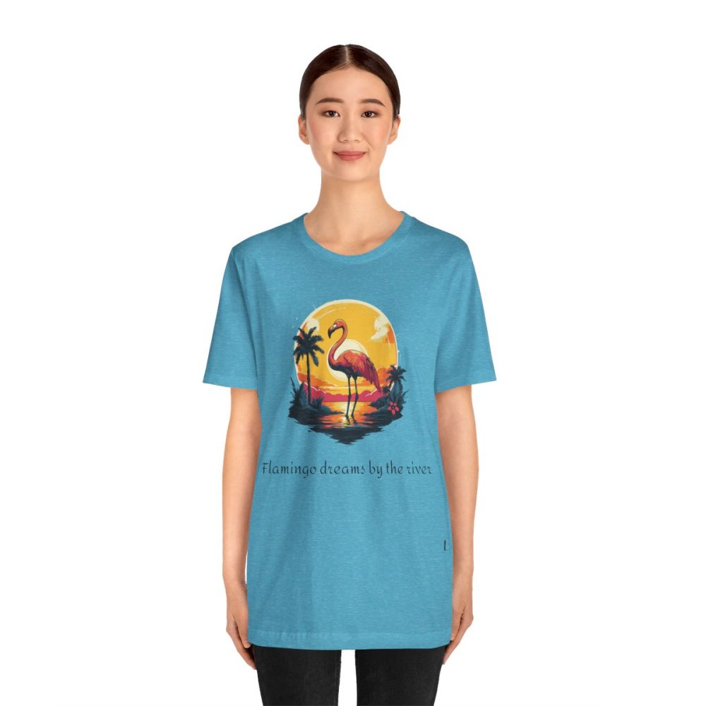 Flamingo Sunset – Unisex T-shirt