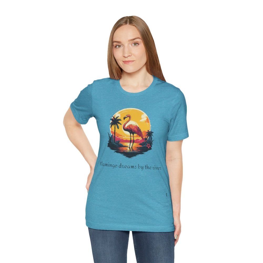 Flamingo Sunset – Unisex T-shirt