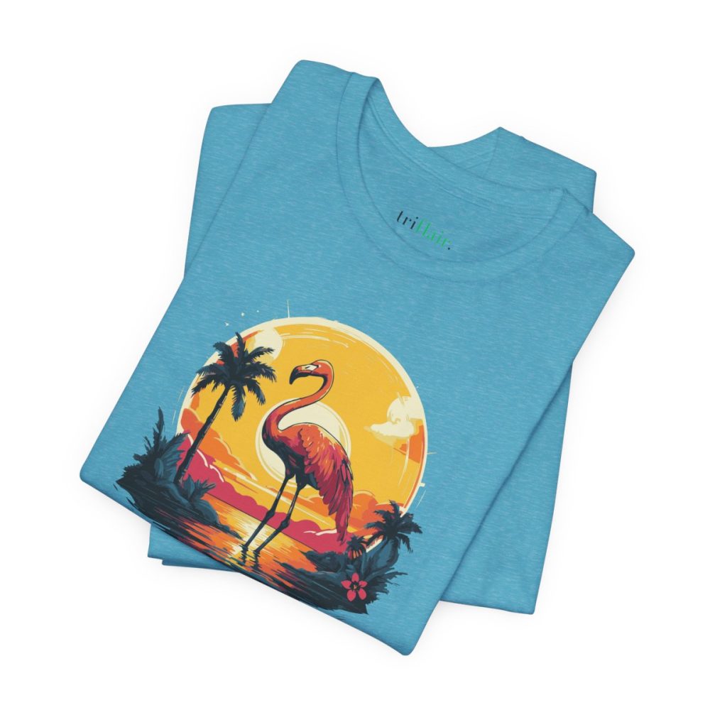 Flamingo Sunset – Unisex T-shirt