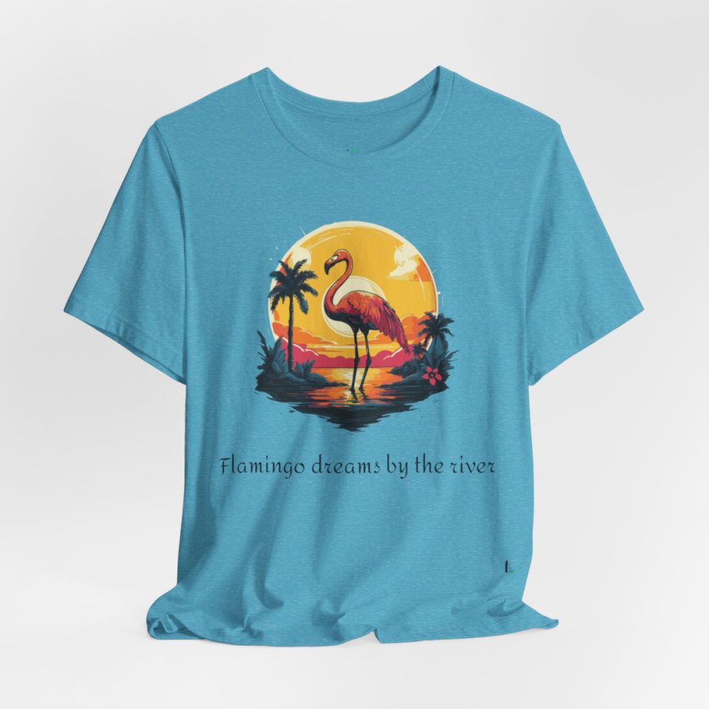 Flamingo Sunset – Unisex T-shirt