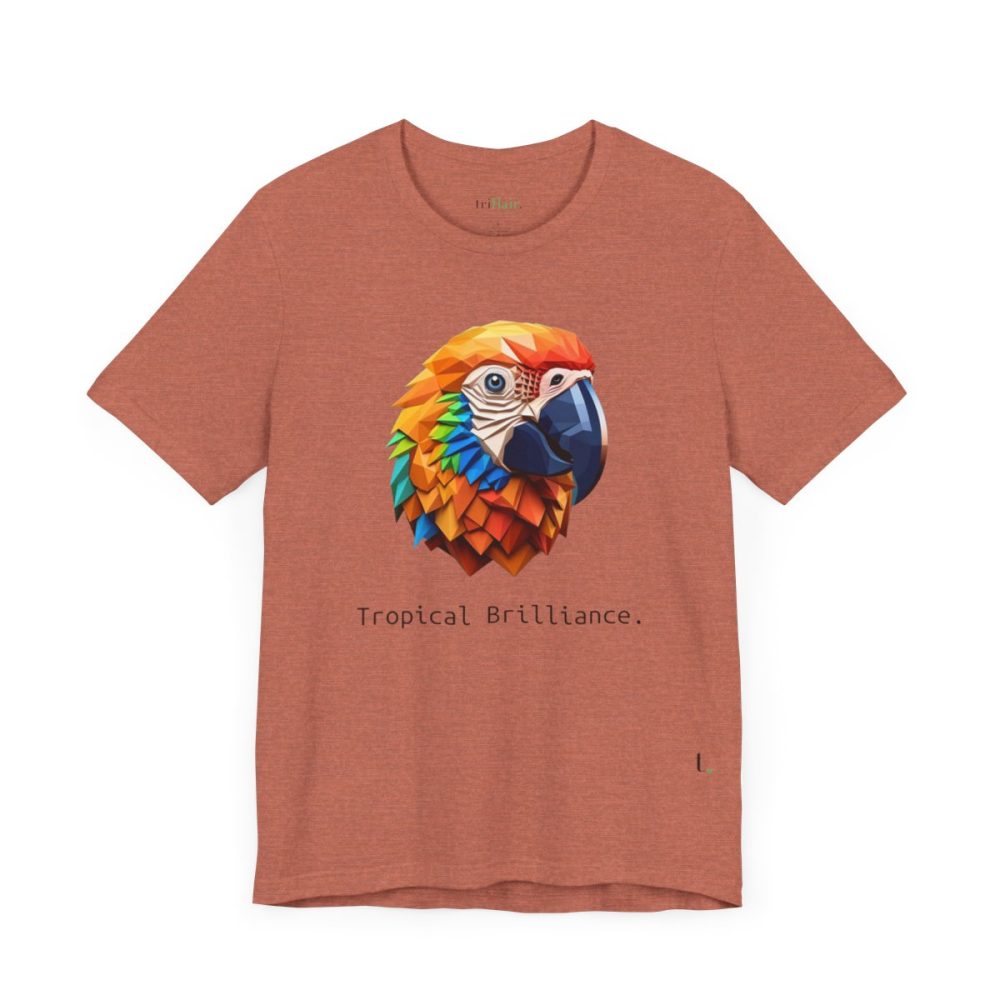 Tropical Brilliance – Colorful Parrot Unisex T-shirt