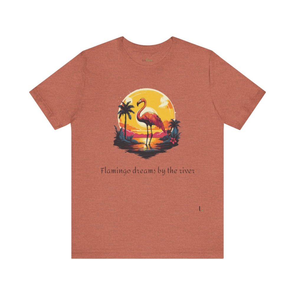 Flamingo Sunset – Unisex T-shirt