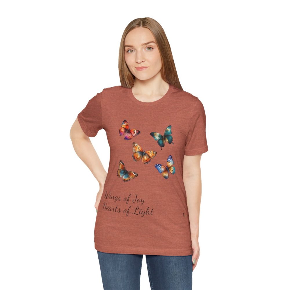 Colorful Watercolor Butterflies – Unisex T-shirt