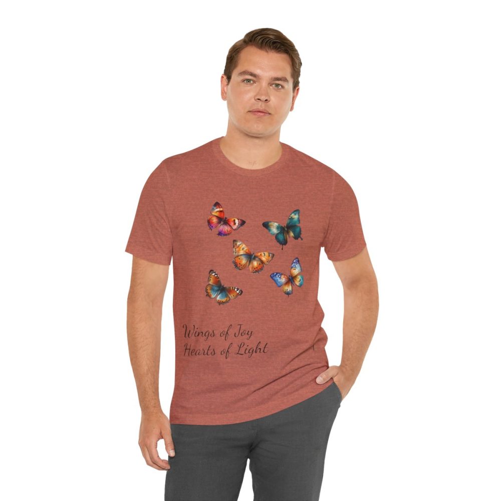 Colorful Watercolor Butterflies – Unisex T-shirt