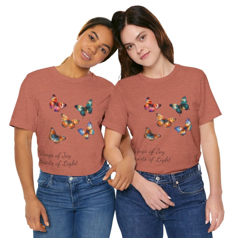 Colorful Watercolor Butterflies – Unisex T-shirt