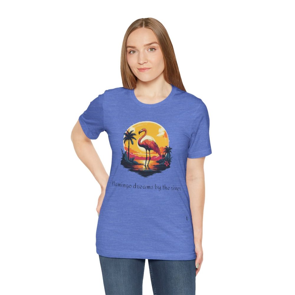 Flamingo Sunset – Unisex T-shirt