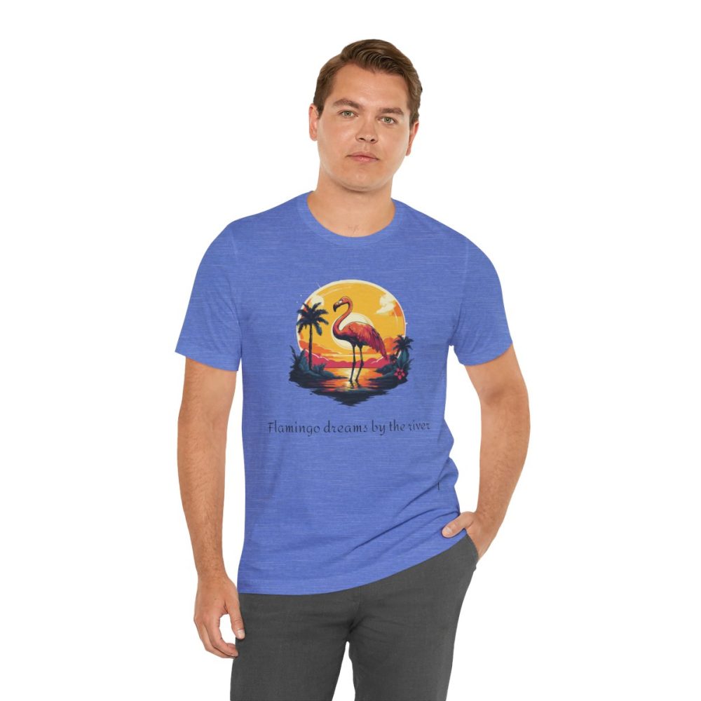 Flamingo Sunset – Unisex T-shirt