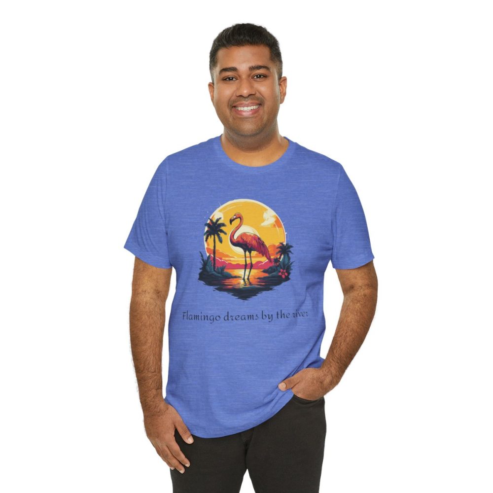 Flamingo Sunset – Unisex T-shirt