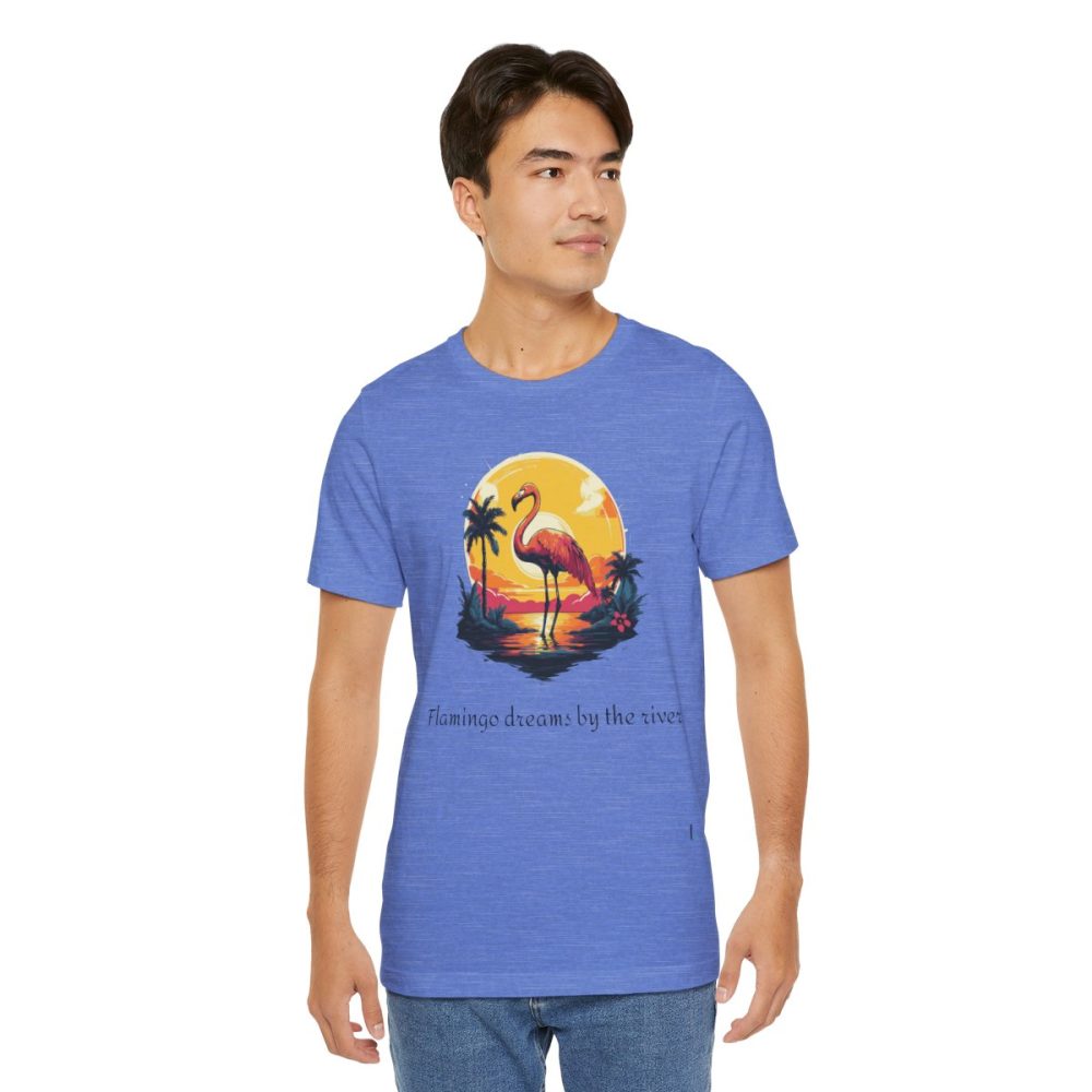 Flamingo Sunset – Unisex T-shirt