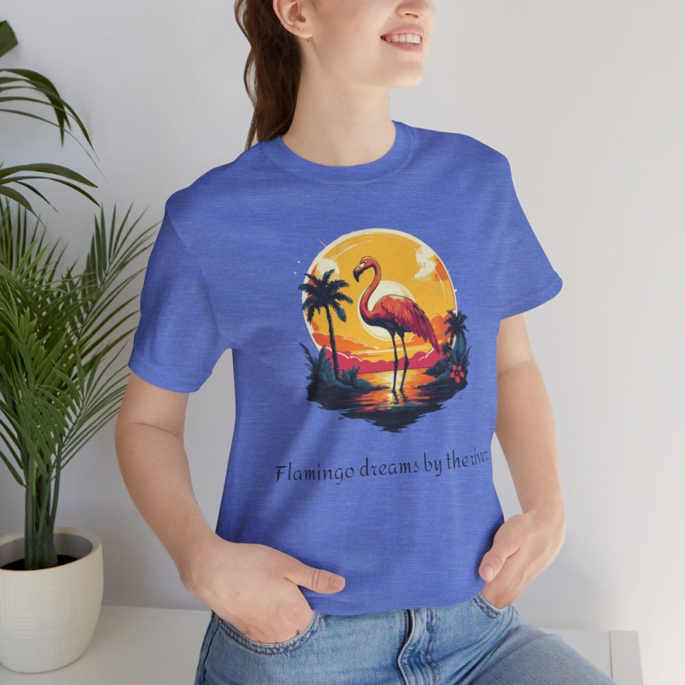 Flamingo Sunset – Unisex T-shirt