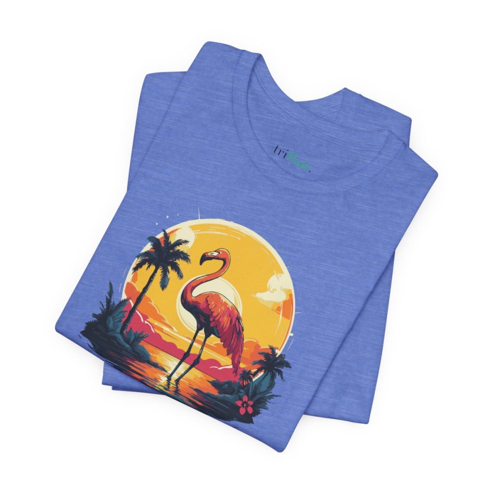 Flamingo Sunset – Unisex T-shirt