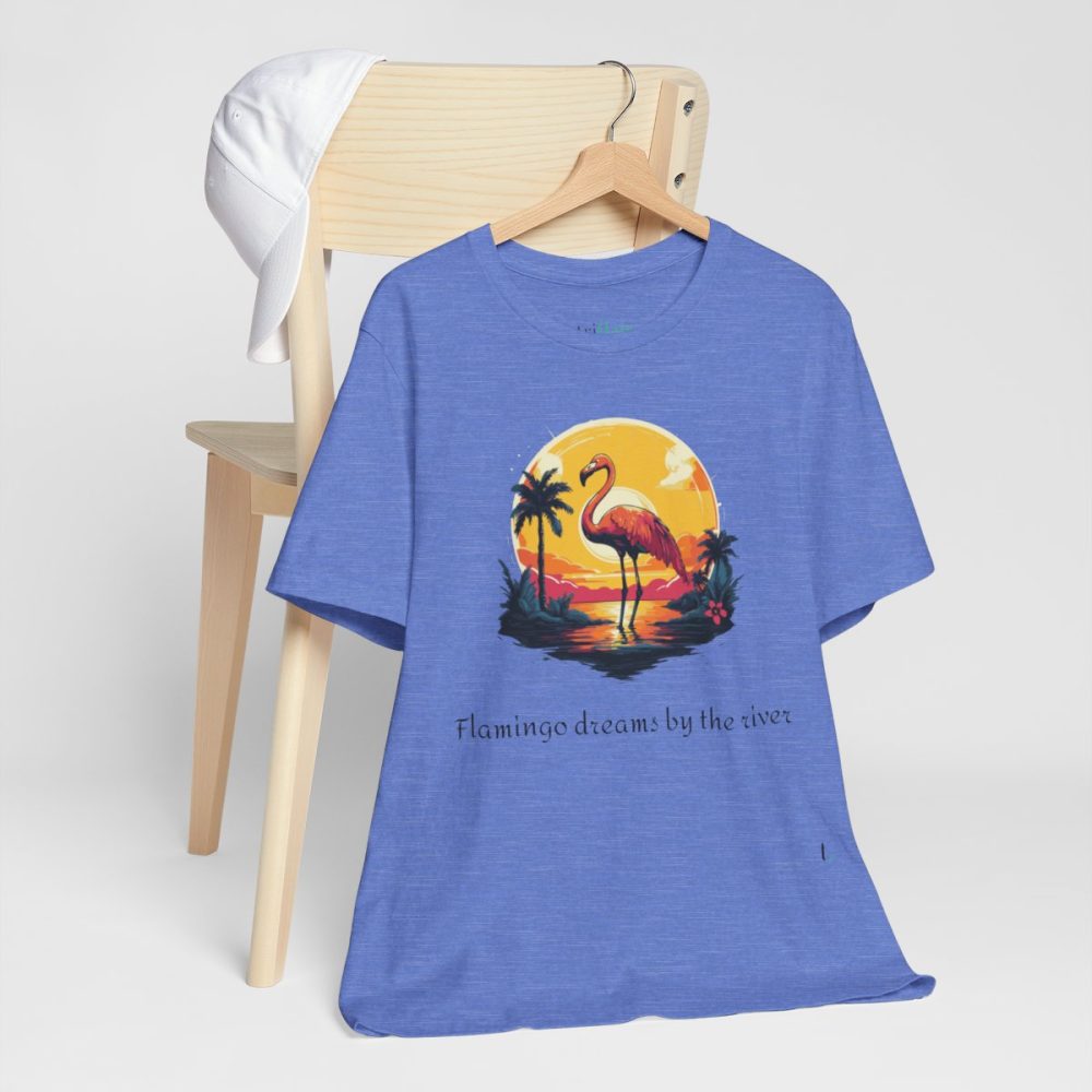 Flamingo Sunset – Unisex T-shirt