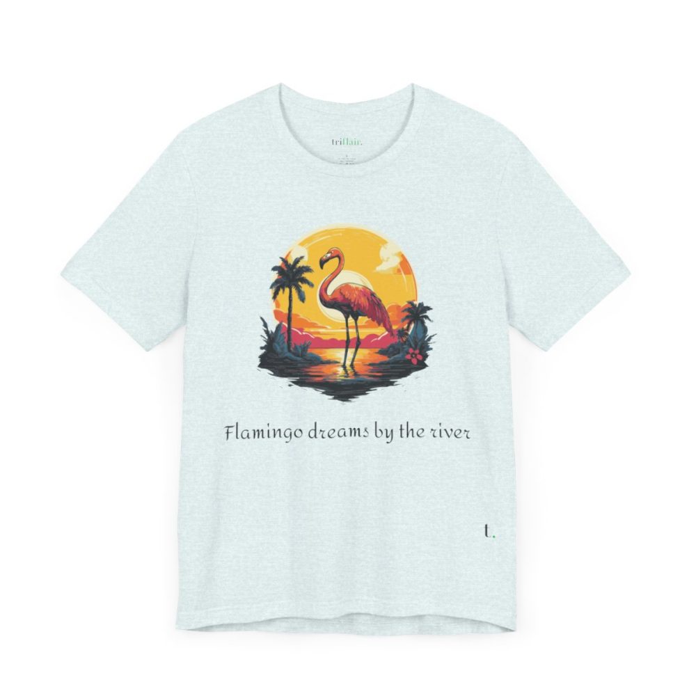 Flamingo Sunset – Unisex T-shirt