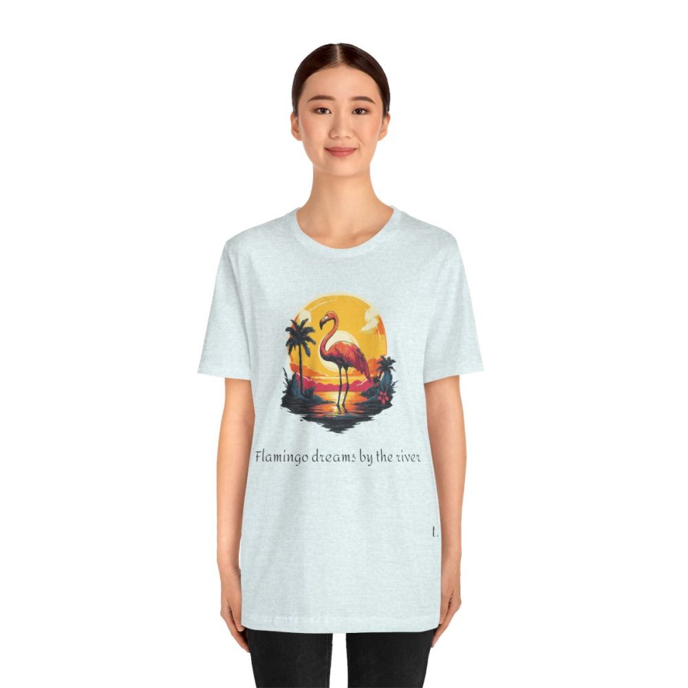 Flamingo Sunset – Unisex T-shirt