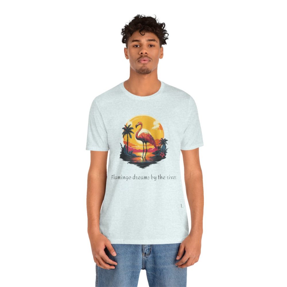 Flamingo Sunset – Unisex T-shirt