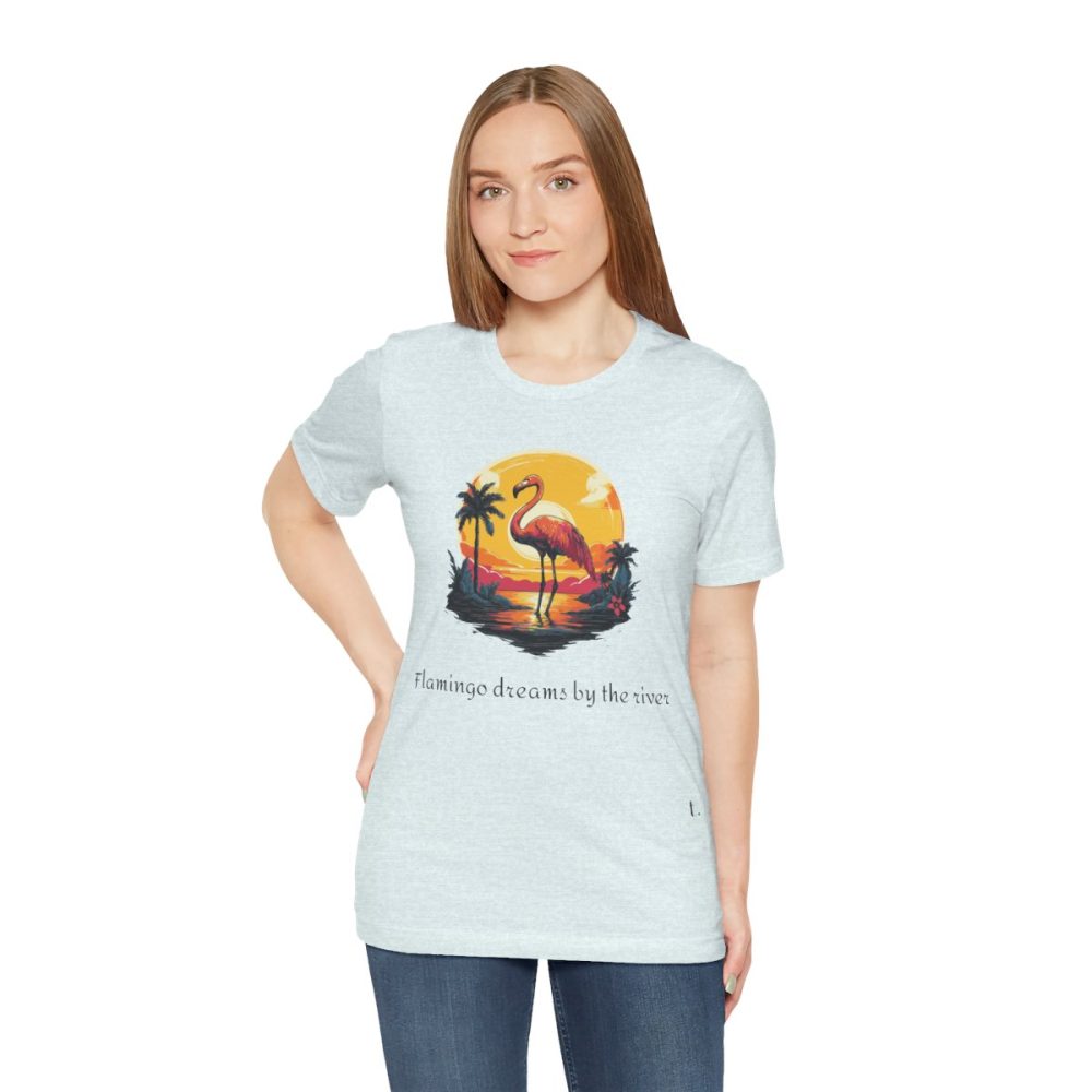 Flamingo Sunset – Unisex T-shirt