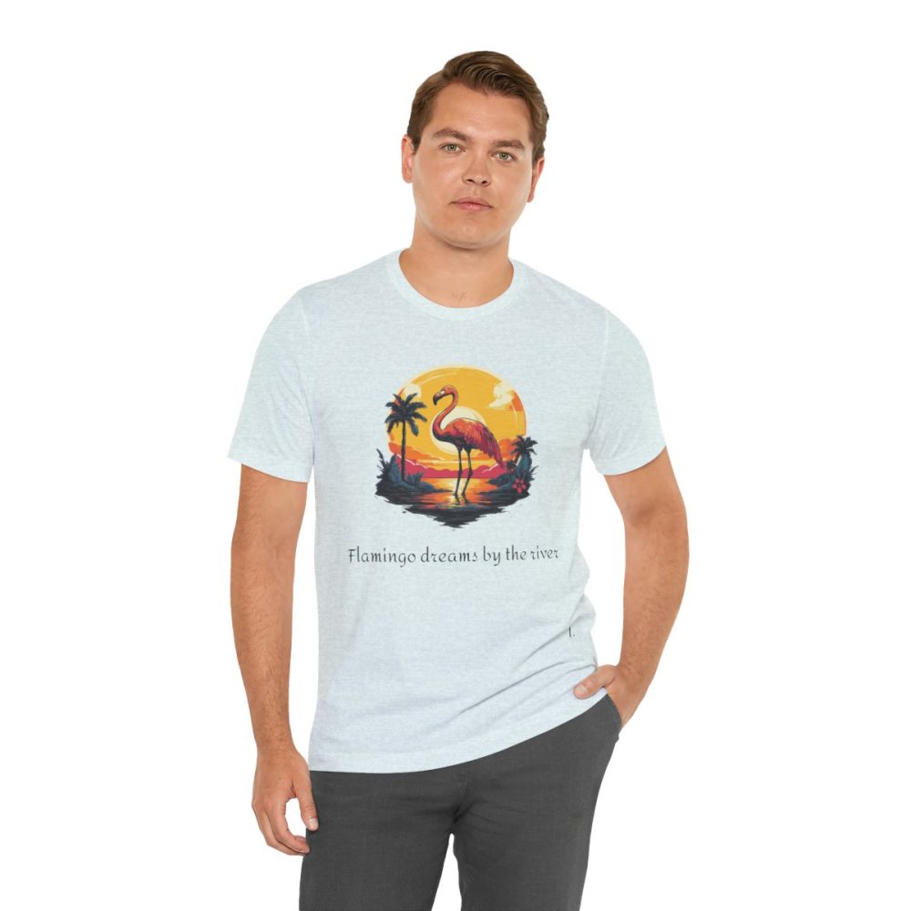 Flamingo Sunset – Unisex T-shirt