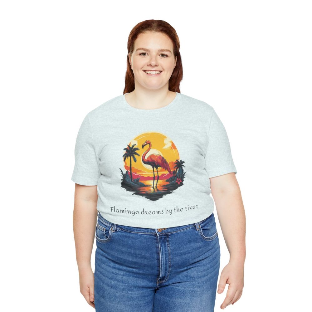 Flamingo Sunset – Unisex T-shirt