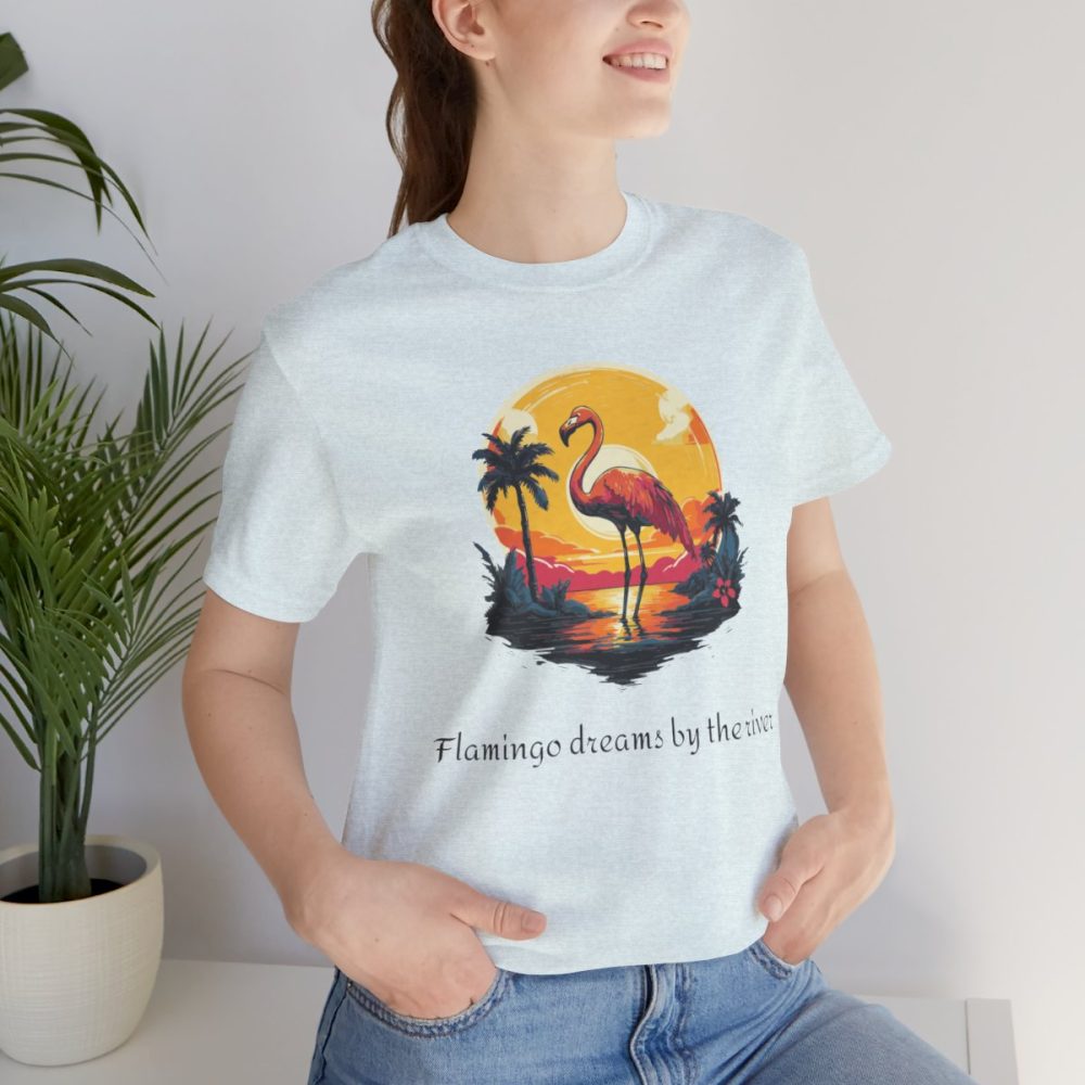 Flamingo Sunset – Unisex T-shirt