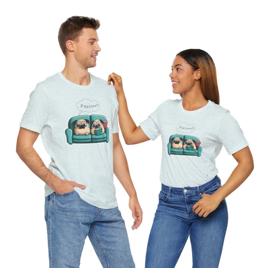 Pug Movie Night  – Unisex T-shirt