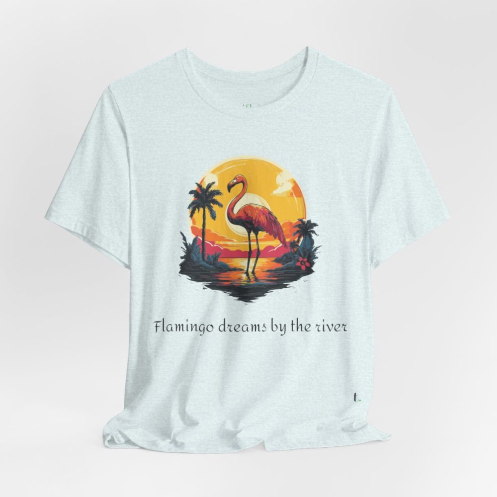 Flamingo Sunset – Unisex T-shirt