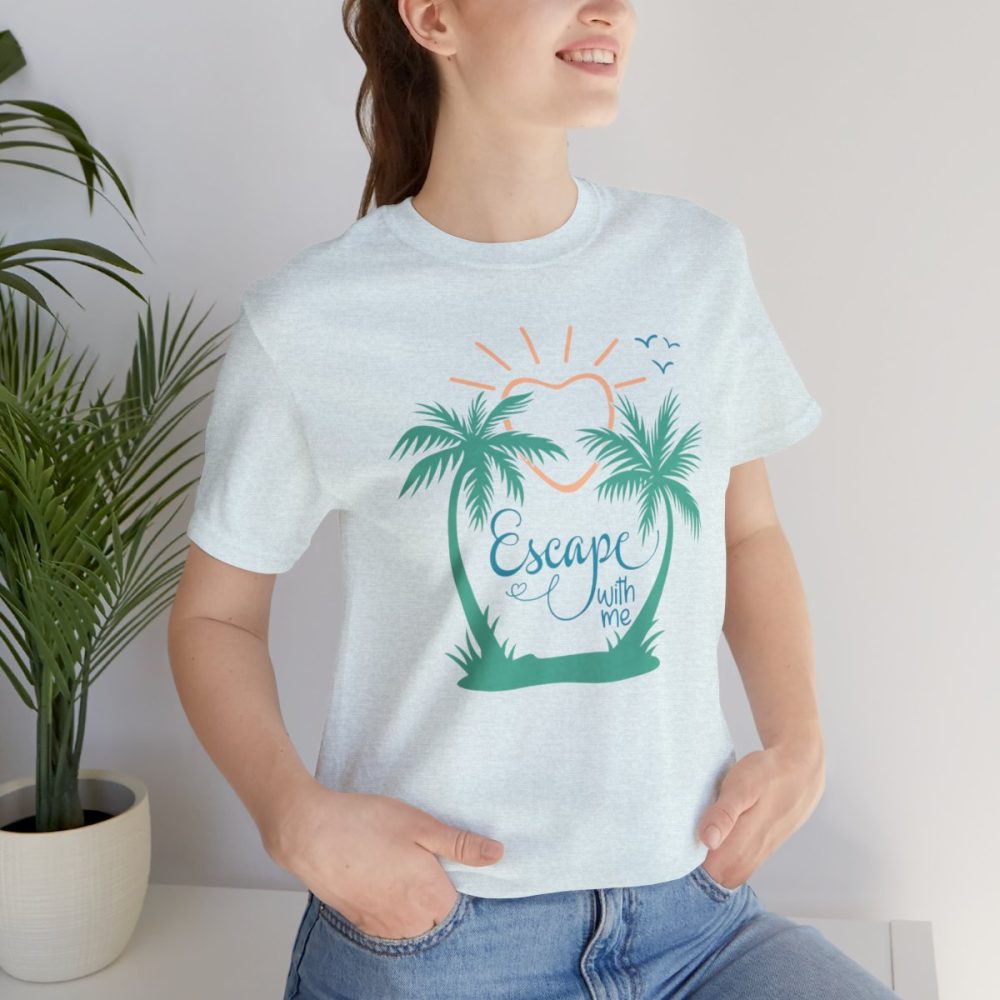 Escape with Me Beach Unisex T-shirt