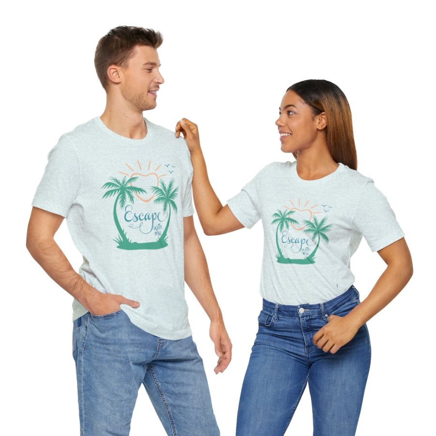 Escape with Me Beach Unisex T-shirt