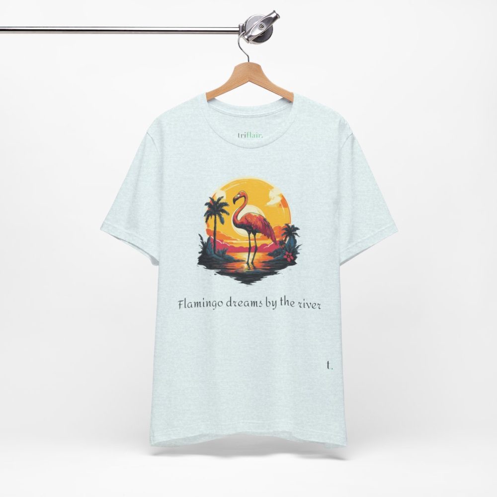 Flamingo Sunset – Unisex T-shirt