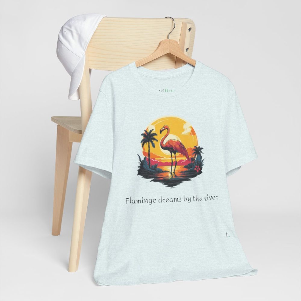 Flamingo Sunset – Unisex T-shirt