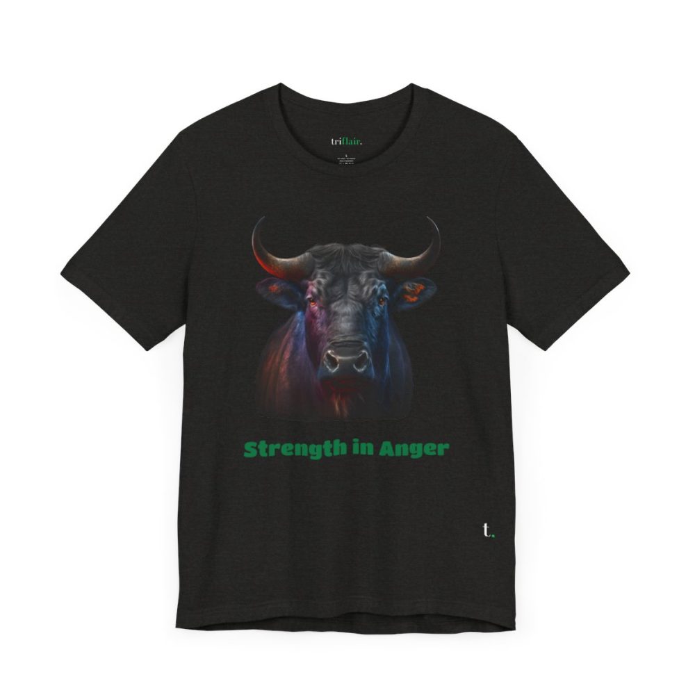 Angry Bull Portrait – Unisex T-shirt