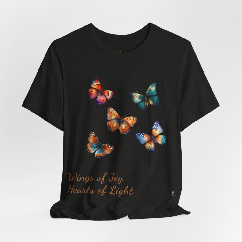 Colorful Watercolor Butterflies – Unisex T-shirt