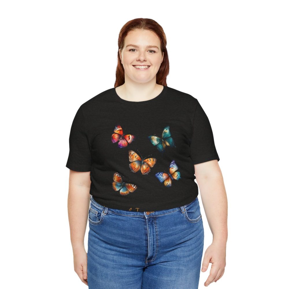 Colorful Watercolor Butterflies – Unisex T-shirt