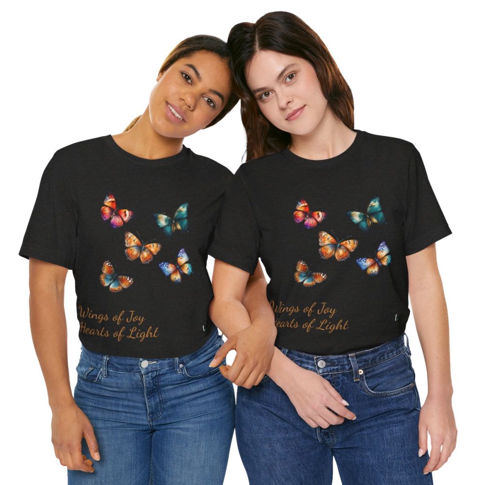 Colorful Watercolor Butterflies – Unisex T-shirt