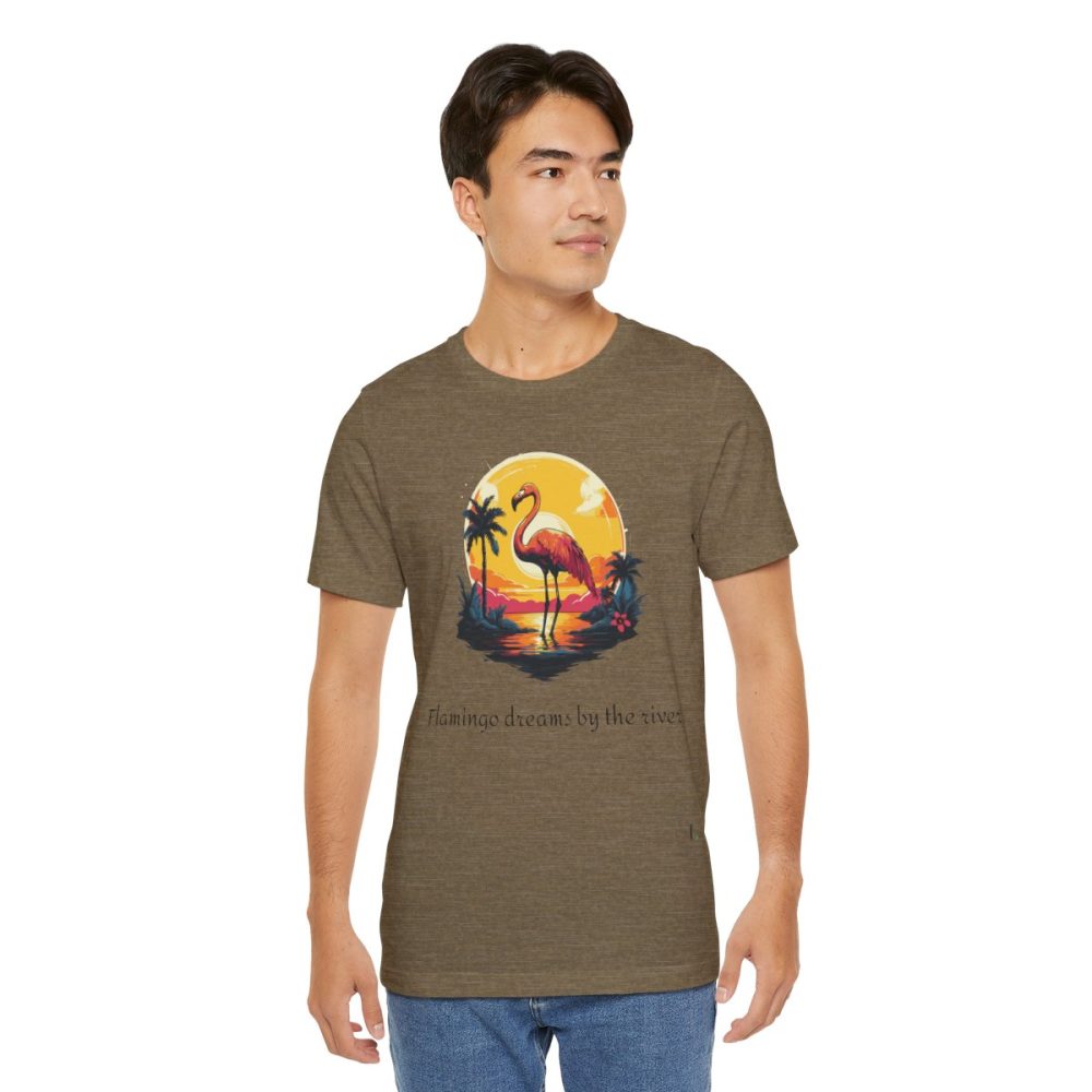 Flamingo Sunset – Unisex T-shirt