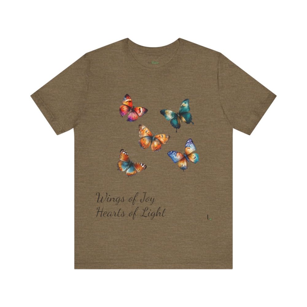 Colorful Watercolor Butterflies – Unisex T-shirt