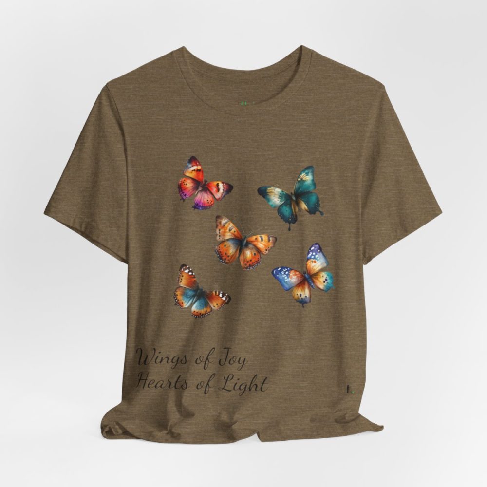 Colorful Watercolor Butterflies – Unisex T-shirt