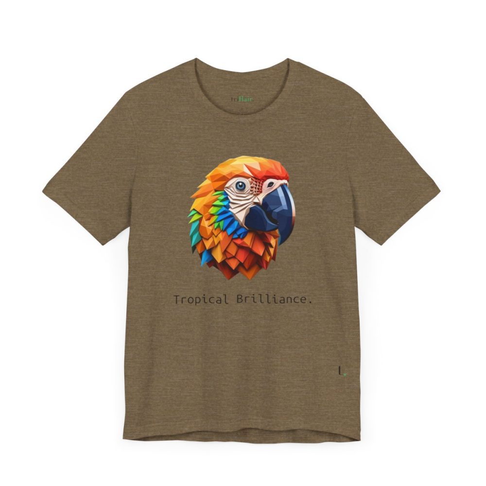 Tropical Brilliance – Colorful Parrot Unisex T-shirt