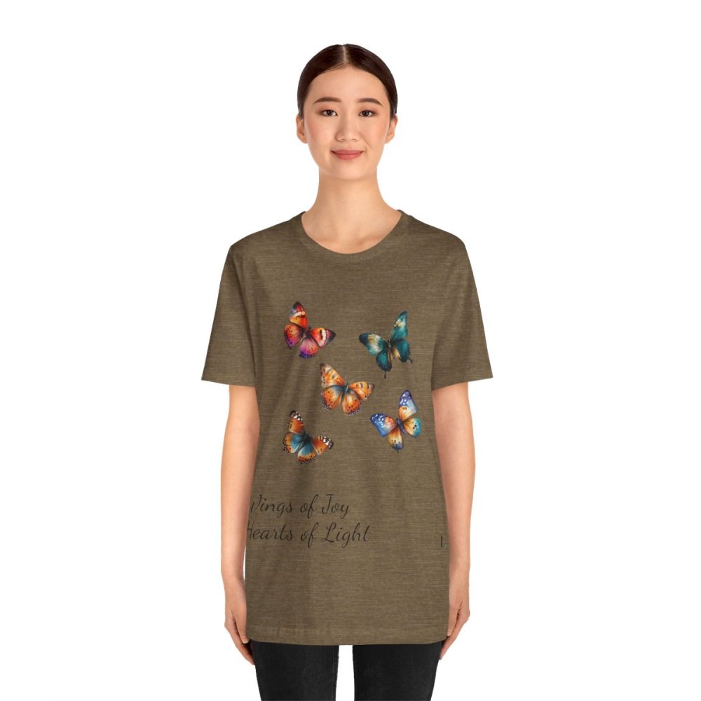 Colorful Watercolor Butterflies – Unisex T-shirt