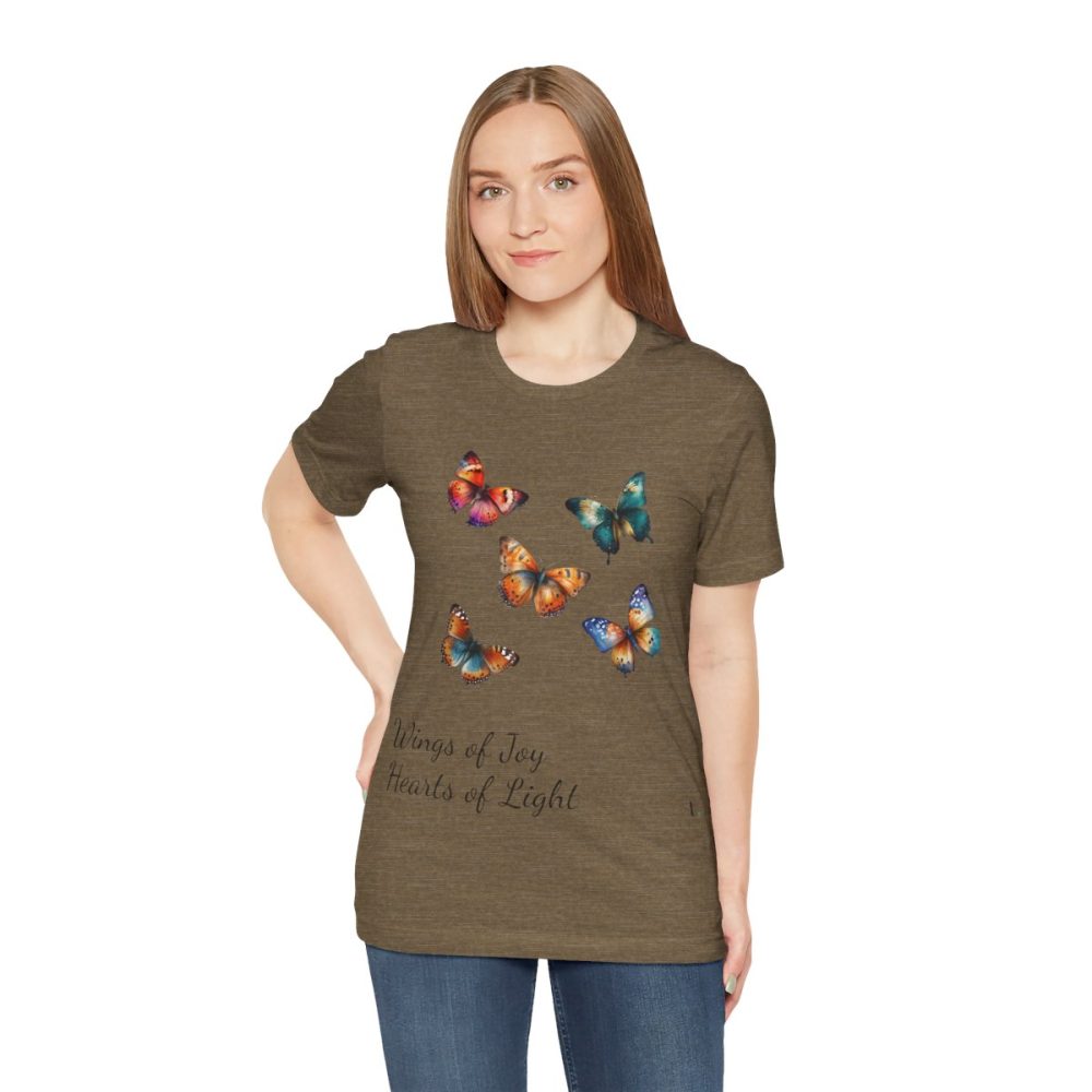 Colorful Watercolor Butterflies – Unisex T-shirt