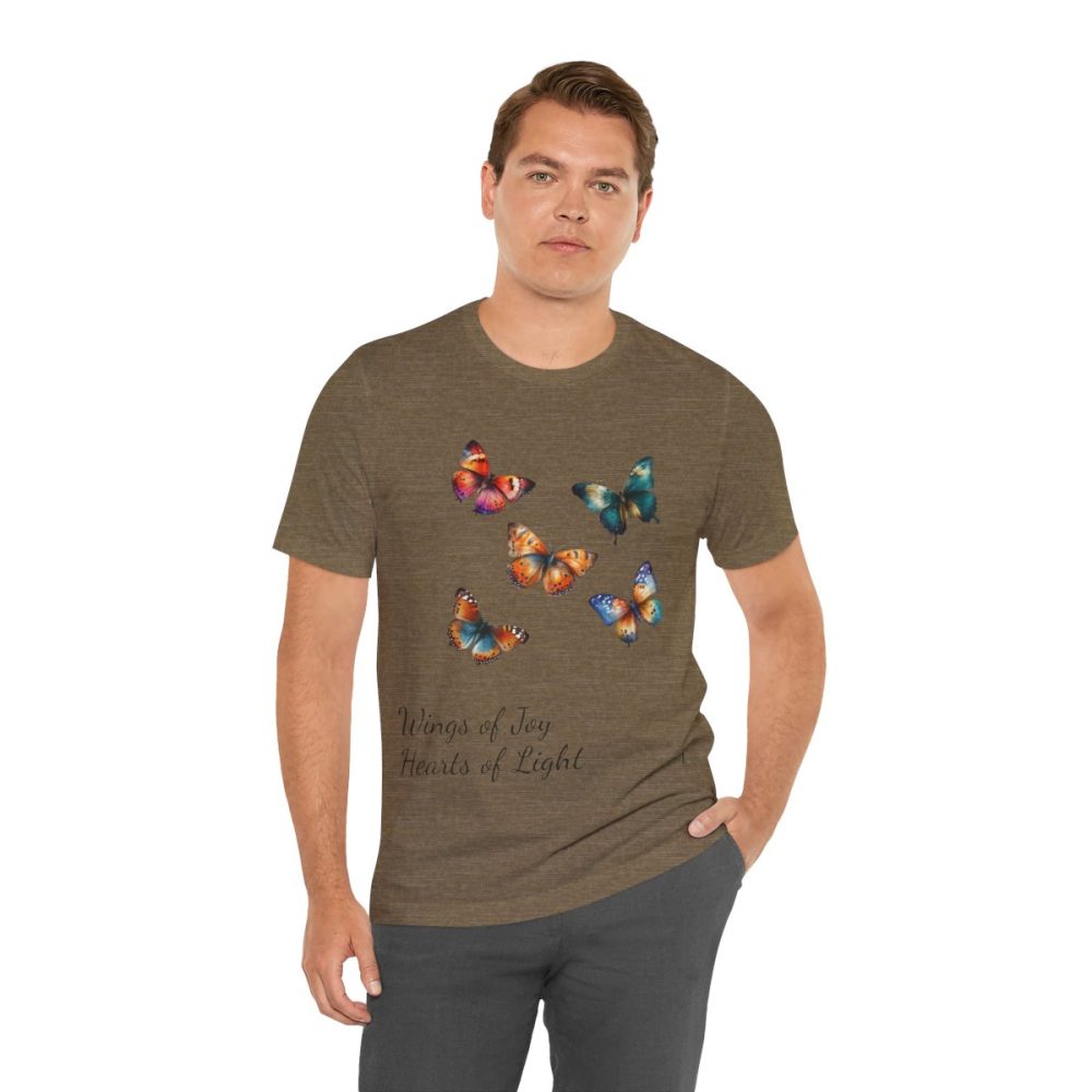 Colorful Watercolor Butterflies – Unisex T-shirt